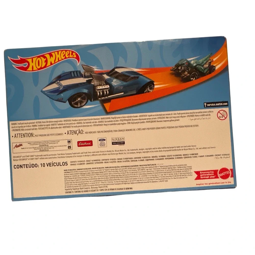 Hot Wheels Hot Trucks 10‎ Pack Die-Cast Toy Vehicles Collection